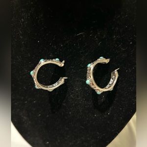 Silver earrings